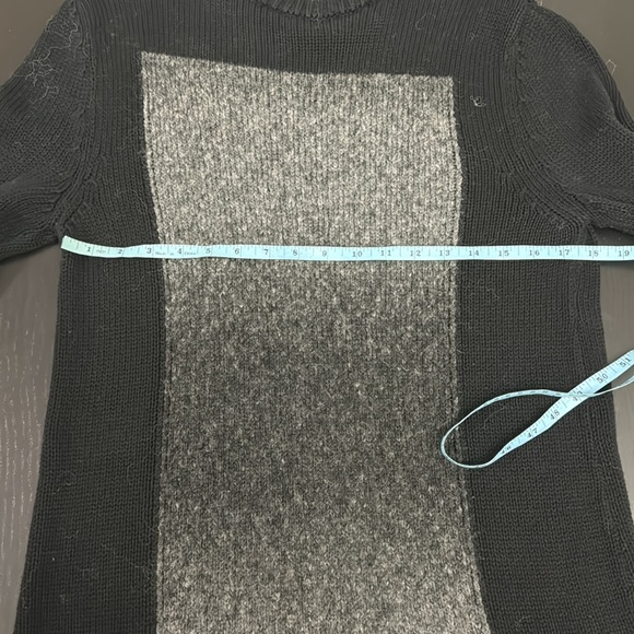 Black and gray ZARA long sweater - Picture 5 of 6